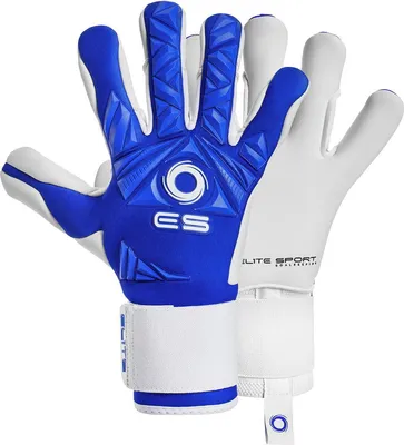 Productafbeelding van Elite Sport Neo Revolution II Combi Keepershandschoenen - Wit / Royal | Maat: 11