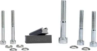 Produktbild von Brooks England Sandwich Satteladapter Silber  Silber One Size