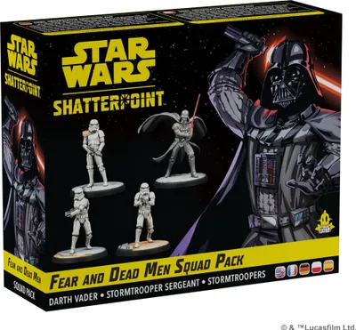 Produktbild von Star Wars Shatterpoint Fear and Dead Men Squad pack - Miniaturenspiel Erweiterung - EN/FR/DE/PL/ES