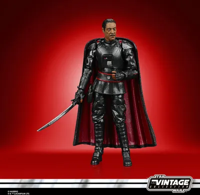 Produktbild von Hasbro Star Wars The Mandalorian Vintage Collection Carbonized Actionfigur 2021 Moff Gideon 10 cm HASF2715