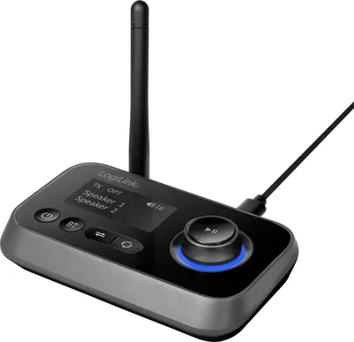 Produktbild von LogiLink Bluetooth 5.0 Audio Receiver & Transmitter schwarz