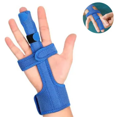 Produktbild von Stück Fingerorthese – Komfortable Fingerschienen für gebrochene Finger, verstellbarer Fingerstrecker aus Aluminium für verbogene oder arthritische Fingergelenke
