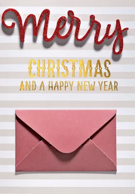 Produktbild von Weihnachten  Geldkarte  Glückwunschkarte im Format 115 x 17cm mit Umsc