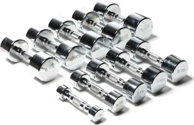Image de Toorx Fitness Haltère MC Chrome (1 - 10 kg) - par pièce - 7 kg