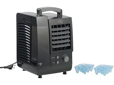 Produktbild von Sichler Tisch Klimaanlage: Kompakter 3in1-Tisch-Luftkühler, -Luftbefeuchter & -Luftfilter, 60 W