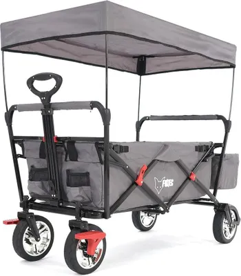 Produktbild von FUXTEC Bollerwagen FX-CT500 mit Sonnendach Grau