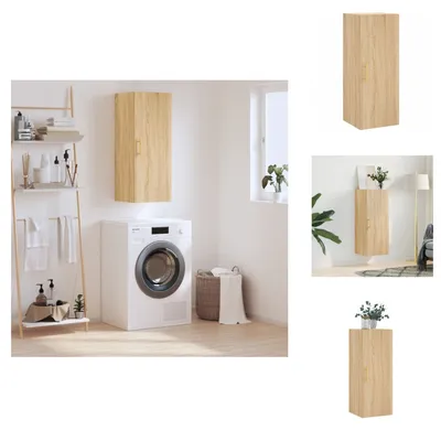 Image de vidaXL Armoire murale Chêne Sonoma 34,5x34x90 cm - Sideboards