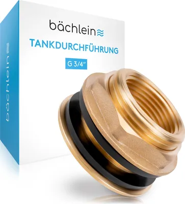 Produktbild von Bächlein Regentonnendurchführung (G 3/4" Innengewinde)