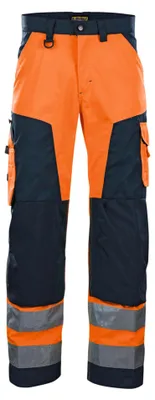 Produktbild von Blakläder Warnschutz-Bundhose, orange / marineblau, Konfektionsgröße 54