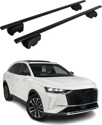 Produktbild von Dachträger Gepäckträger für Citroen DS7 2018-2025 Grundträger ABE Schwarz 2x