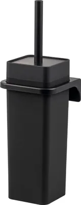 Image de bremermann Poubelle de salle de bain Savona avec couvercle basculant, poubelle salle de bain, matière plastique, 5,5 litres (blanc, anguleux)