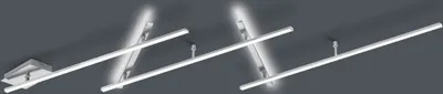 Produktbild von Trio Lighting Led Deckenlampe Indira Hängelampe Lampe Leuchte Dimmbar 25 W Nickel