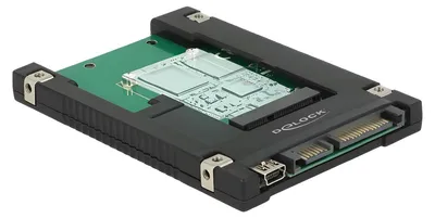 Produktbild von DeLOCK 62853, mSATA, SATA, USB 2.0, 6 Gbit/s, 70 mm, 100 mm, 7 mm