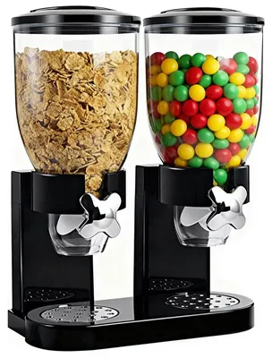 Productafbeelding van Omgoods - Airtight Cereal Dispenser Set van 2 voor Keukenorganisatie