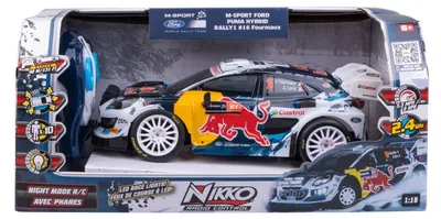 Zdjęcie produktu dla Zdalnie sterowany samochód RC 1:18 Red Bull Ford Puma Rally1 Hybrid od Nikko