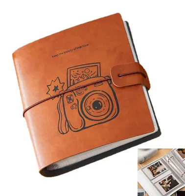 Produktbild von 4" Mini-Fotoalbum mit 100 Taschen (9,5×6,5 cm) – Für Sofortbilder & K-Pop Photocards, Passend für 2×3 Zoll Fotos