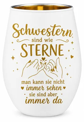 Geschenk für Schwester, 1 Stück, 1x1x1 cm