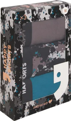 Produktbild von Happy Shorts Herren Retro Pants 3-Pack Jersey - Camouflage - Größe XL