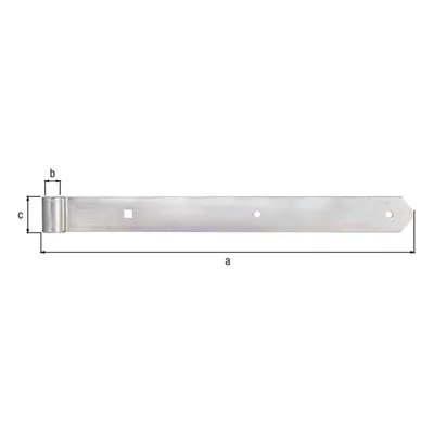 Zdjęcie produktu dla GAH-Alberts 313869, Zawias, Stal, Żółty, Powłoka elektrogalwaniczna, 7 mm, 10 szt.