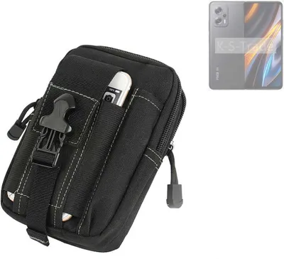 Produktbild von K-S-Trade Gürtel Tasche kompatibel mit POCO X4 GT Gürteltasche Holster Schutz Hülle Handy Hülle Smartphone outdoor Handy-Hülle schwarz