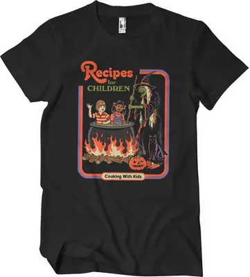 Produktbild von Recipes For Children T-Shirt - X-Large - Black