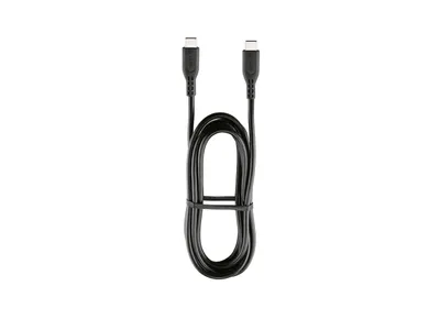 Produktbild von TRONIC Lade- und Datenkabel mit PVC-Ummantelung ca. 1,8 m Schwarz USB C auf C