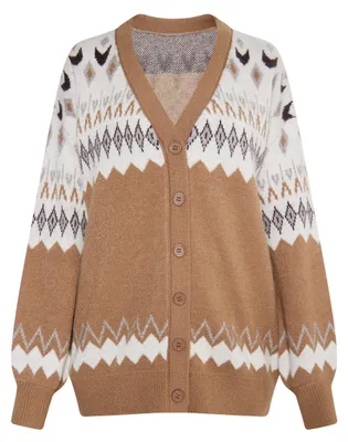 Immagine prodotto di Maglione da donna HYPATE, color cammello, multisfumato. Taglia M/L