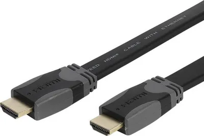Produktbild von Flachband High Speed HDMI® Kabel mit Ethernet, 3,0 m (45381)