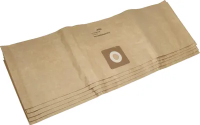 Produktbild von vhbw 5x Staubbeutel kompatibel mit Bosch AdvancedVac 20 Staubsauger - 29,5cm x 26cm braun