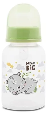 Image de Baby Care Biberon Simple 125 ml Animaux Couvercle de protection Tétine Taille 0+ dès la naissance vert clair