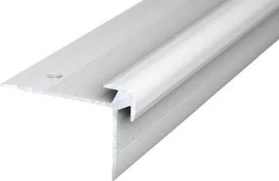 Produktbild von Prinz Treppenkantenprofil silber 42 mm x 2,5 m