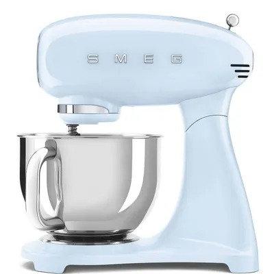 Produktbild von SMEG Küchenmaschine,Knetmaschine Rührmaschine mit Knethaken, 800,00 W, 4,80 l Schüssel, Edelstahl Schüssel, 6 Stufen Bedienfreundlich Mischen Schlagen