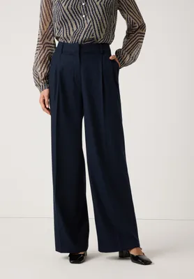 Produktbild von MORE & MORE Moderne weite Marlenehose dunkelblau