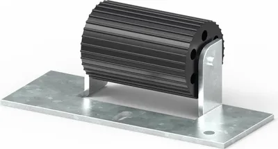 Produktbild von Abdruckrolle zur Rollladenführung, 42 mm lang, Gesamthöhe 34 mm