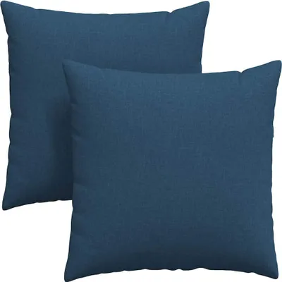 Immagine prodotto di vidaXL Cuscini per divano, 2 pezzi, tessuto blu, 60 x 60 cm