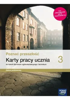 Immagine prodotto di WSiP Poznać przeszłość 3. Edycja 2024 . Karty pracy. Zakres podstawowy, Edukacyjny, Polski, Broszurowa okładka, 160 stron(y)