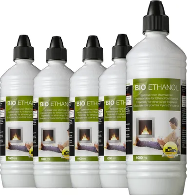 Produktbild von 5 Liter Hochleistungs Bioethanol / Bioalkohol für Ethanol Kamine (Hergestellt in Deutschland)