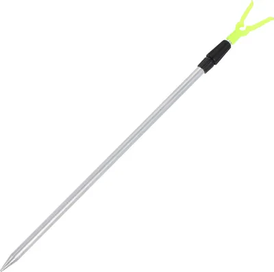 Produktbild von Angelrutenhalter ausziehbar aus Aluminium, tragbarer Bodenständer für Uferangeln, 80cm Teleskop-Rutenhalter