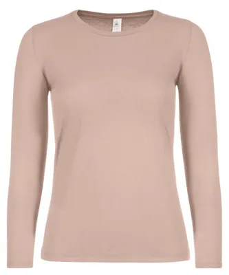Image de B&C - T-shirt « #E150 » pour femmes à manches longues FK2606 (S) (rose clair)