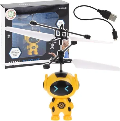 Image de Robot volant àmanuelle jaune