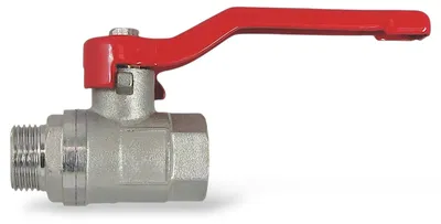 Produktbild von Kugelhahn Messing Stahlhebel Innen- x Außengewinde IG x AG 1 Zoll