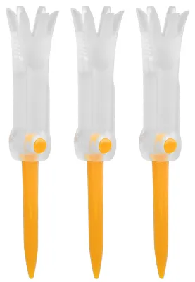 Produktbild von Faltbares Trainings-Golf-Tee, Anti-Fliegen, drehbares Übungszubehör, Ballstollen für GolfOrange