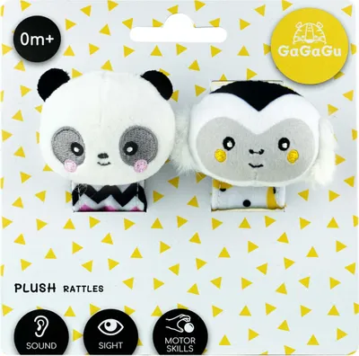 Produktbild von Gagagu-Affen- Und Panda-Rassel