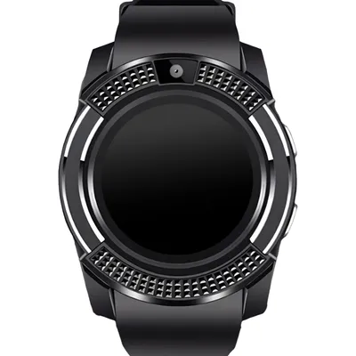 Produktbild von Smartwatch Smart Watch 45mm Armbanduhr mit SIM Touchscreen Sport Band Fitness Armband Black Watch Geschenk Call Android Herren Damen Schwarz Retoo