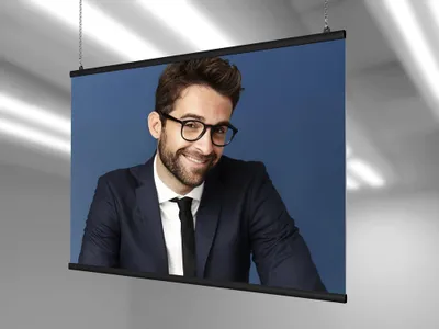 Produktbild von Posterleisten-Set Standard 200 cm - schwarz