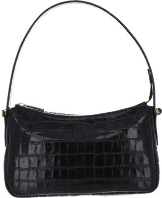Produktbild von DECADENT Leder Schultertasche Abendtasche Janine Bag Croco Black schwarz