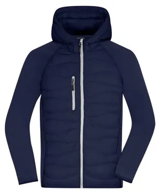 Produktbild von James and Nicholson - Hybridjacke für Herren LT2508 (M) (Marineblau)