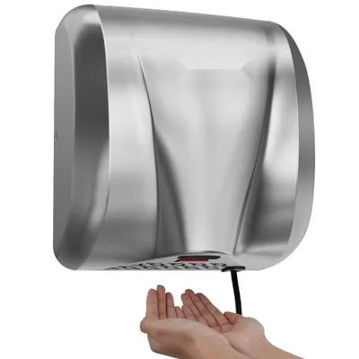 Obrázek produktu pro Elektrický osoušeč rukou 1300 W - Komerční nástěnný osoušeč rukou Doba sušení 7-10 s - Osoušeč rukou s HEPA filtrem - 99,97% účinnost filtrace - Vzduchový osoušeč rukou do kuchyně, koupelny a na toaletu