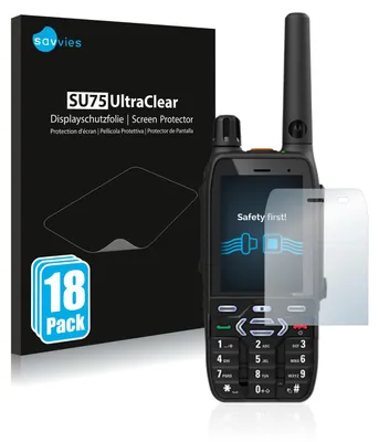 Produktbild von 18x Für Motorola MXP600 Schutzfolie Savvies Displayschutz Display Schutz Folie Klar Transparent