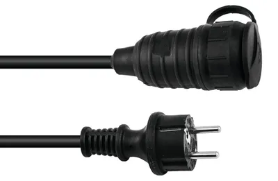 Imagen del producto de EUROLITE, cable de extensión, 3 enchufes, 1,5 metros, 15 metros de longitud (30245698)